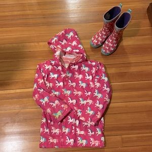 Hatley Unicorn 🦄 Raincoat and Wellies!